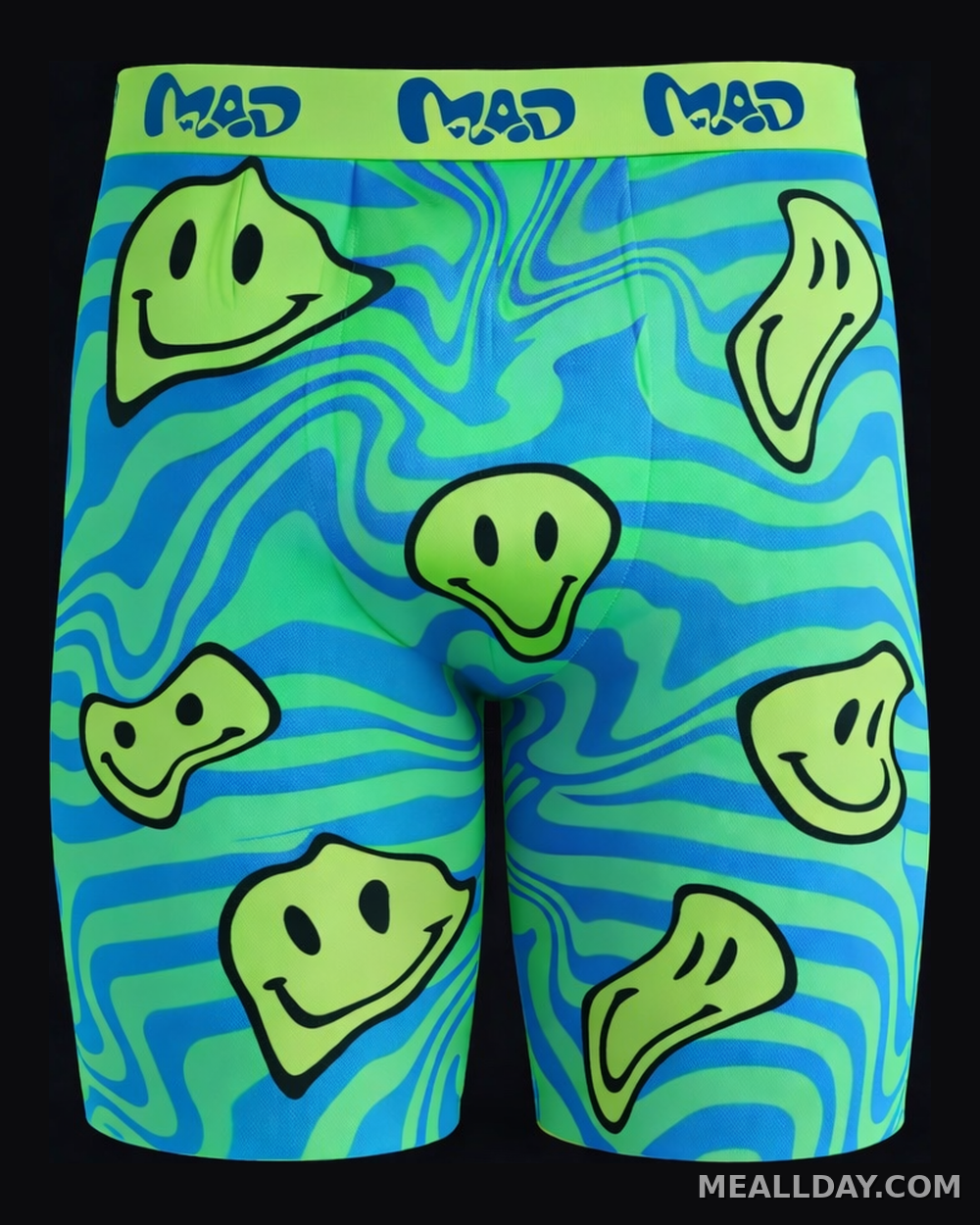 MEALLDAY Melt Boxer Brief — Electric Lime