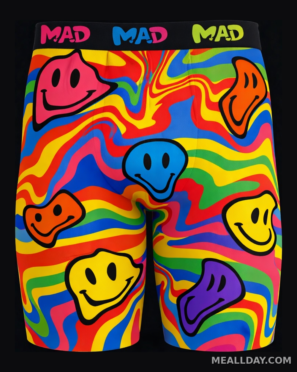 MEALLDAY Melt Boxer Brief — Rainbow Psyche