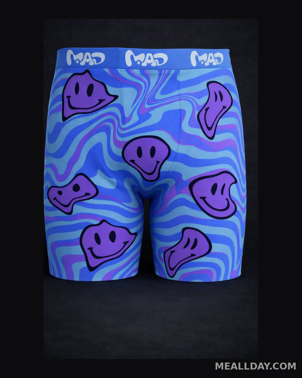 MEALLDAY Melt Boxer Brief — Violet Wave