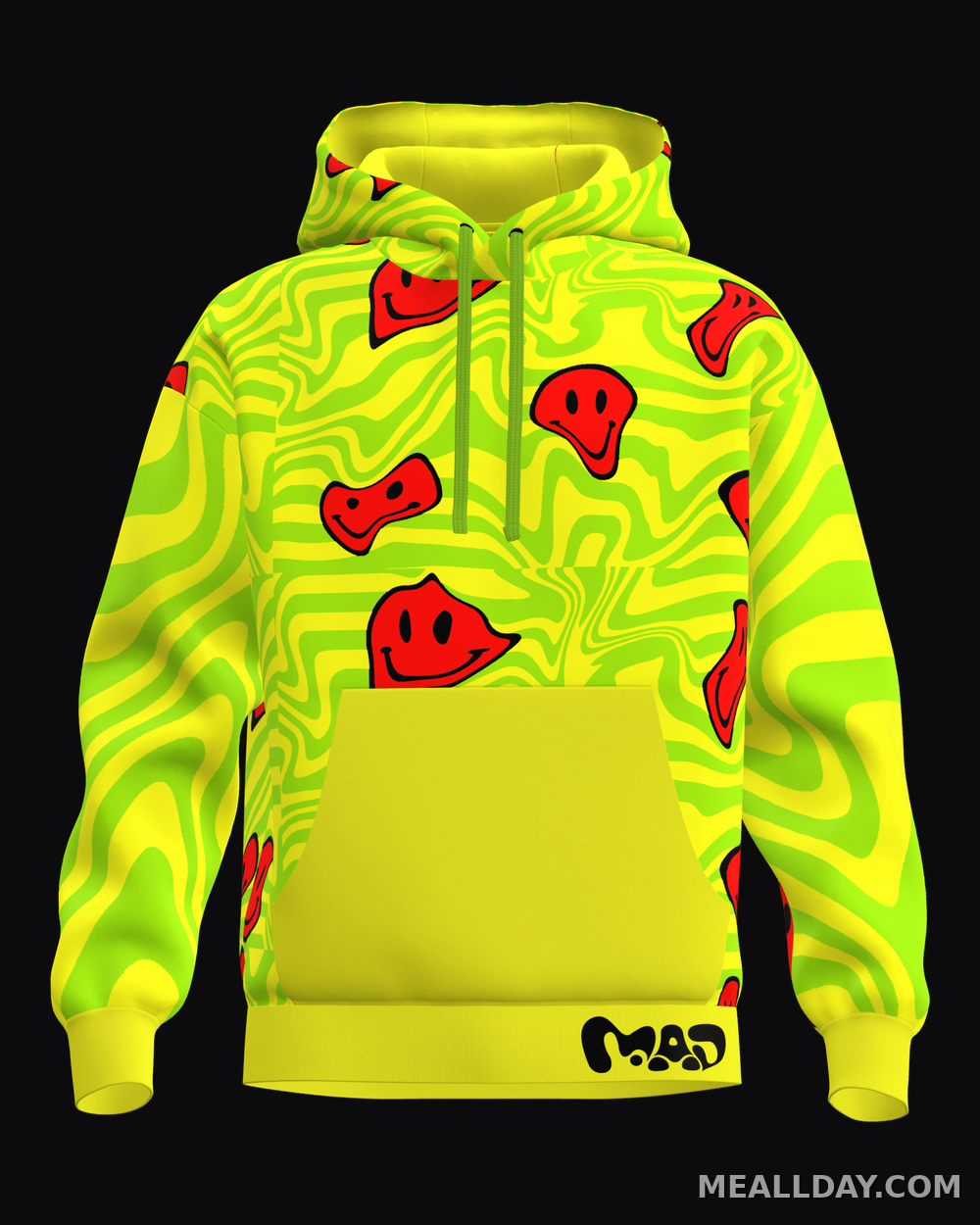 MEALLDAY Melt Hoodie — Hazard