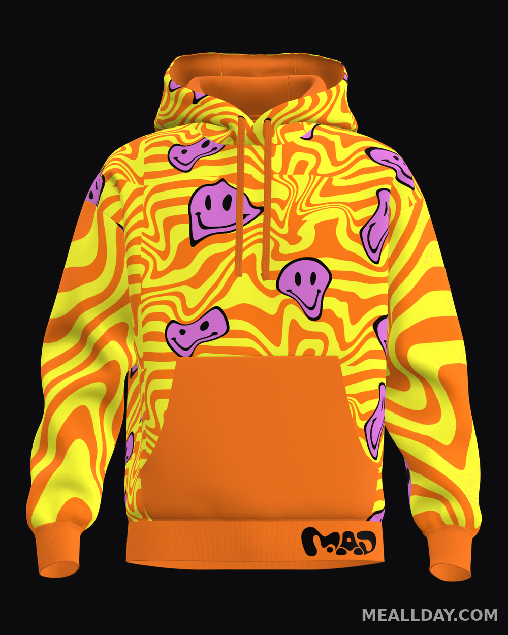 MEALLDAY Melt Hoodie — Sunset