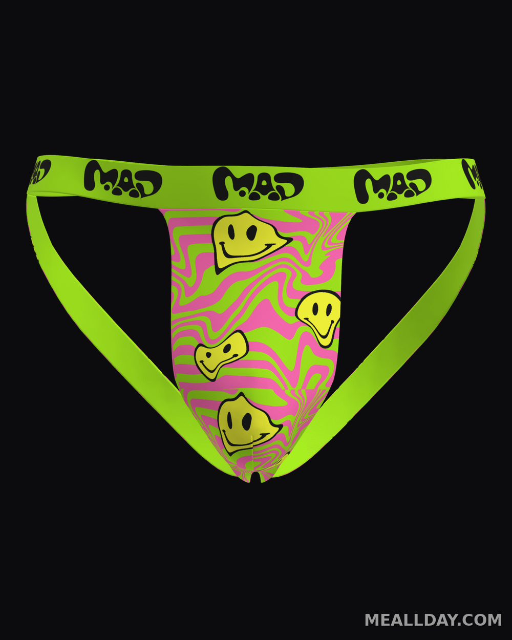 MEALLDAY Melt Jockstrap — Slime