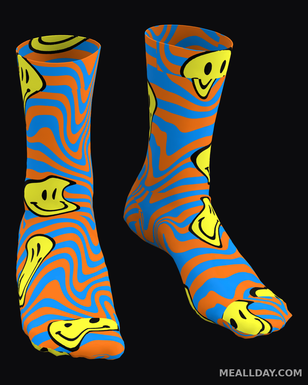 MEALLDAY Melt Socks — Blaze