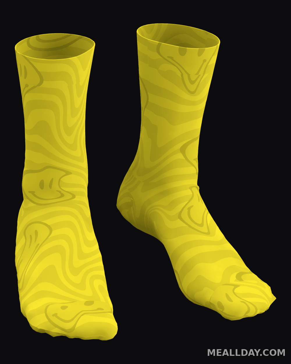 MEALLDAY Melt Socks — Ghost