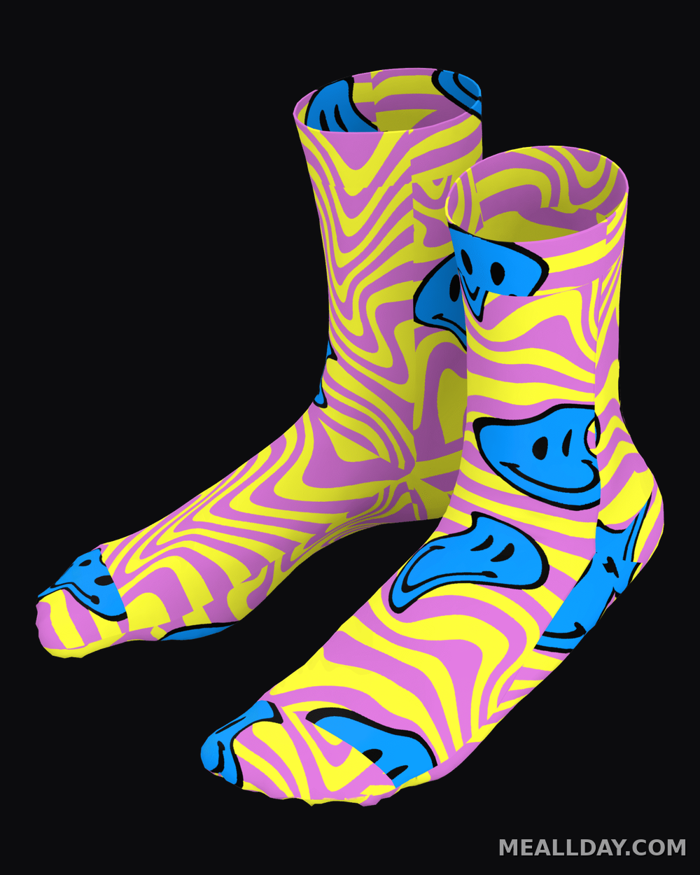 MEALLDAY Melt Socks — Glitch