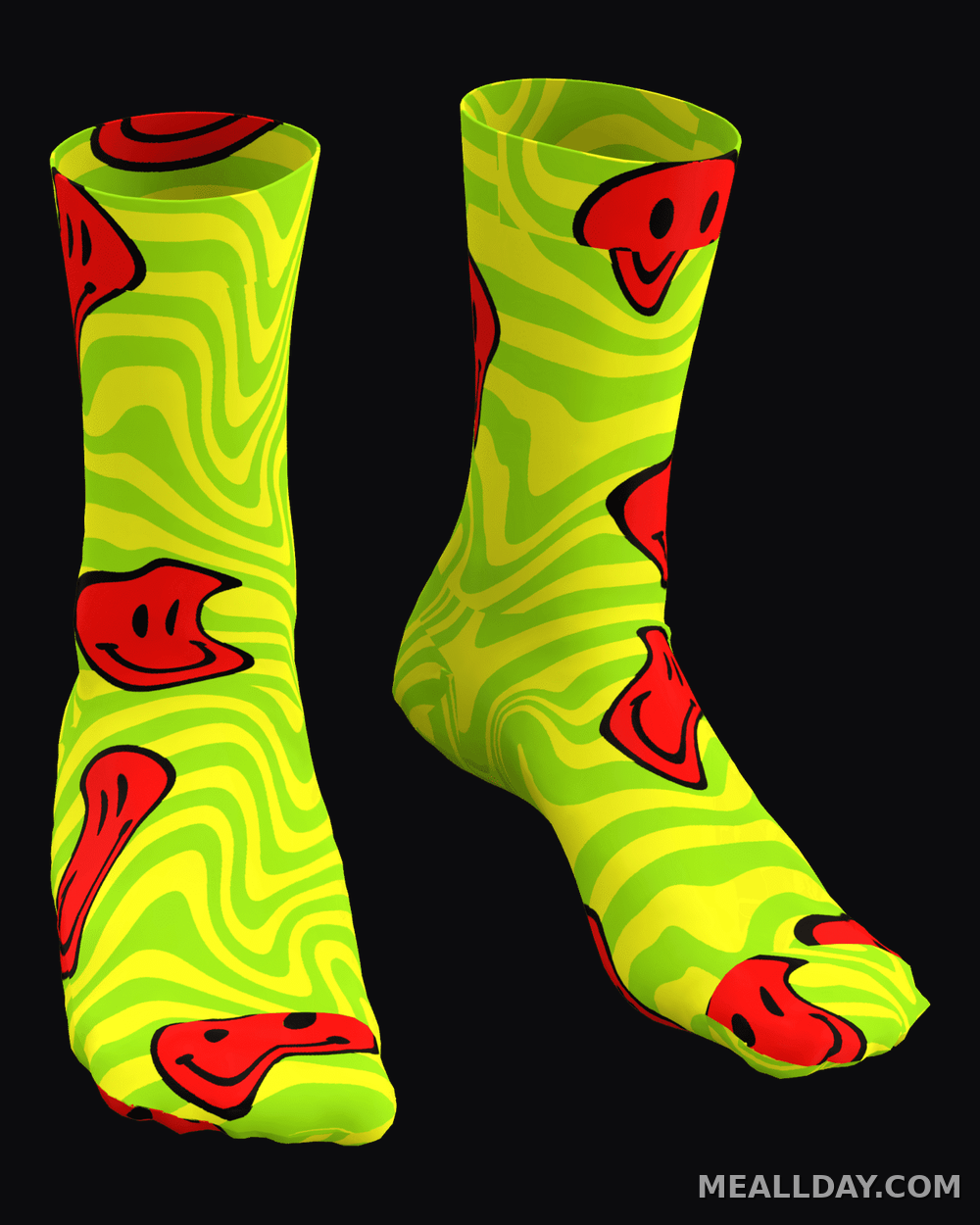 MEALLDAY Melt Socks — Hazard