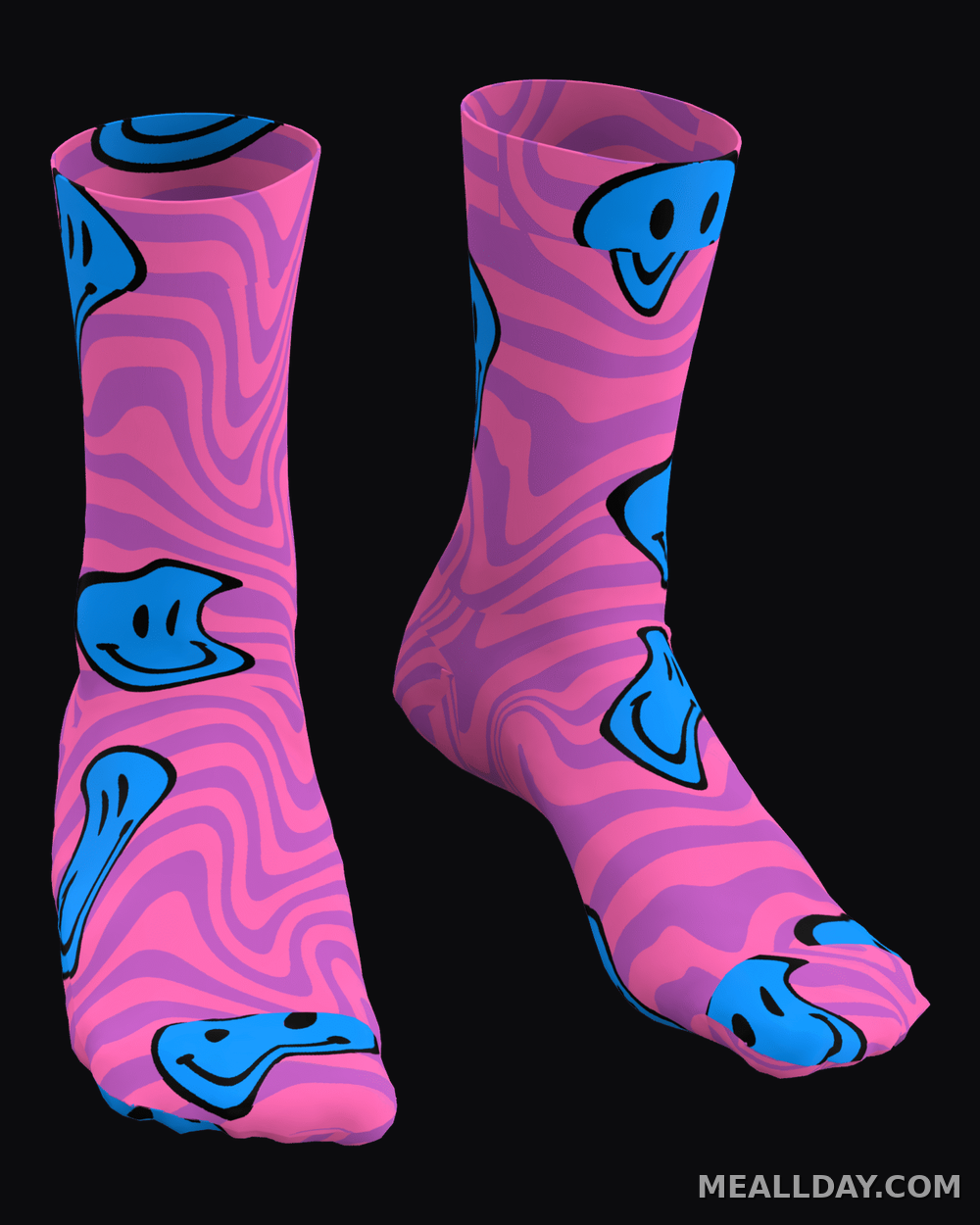 MEALLDAY Melt Socks — Mirage