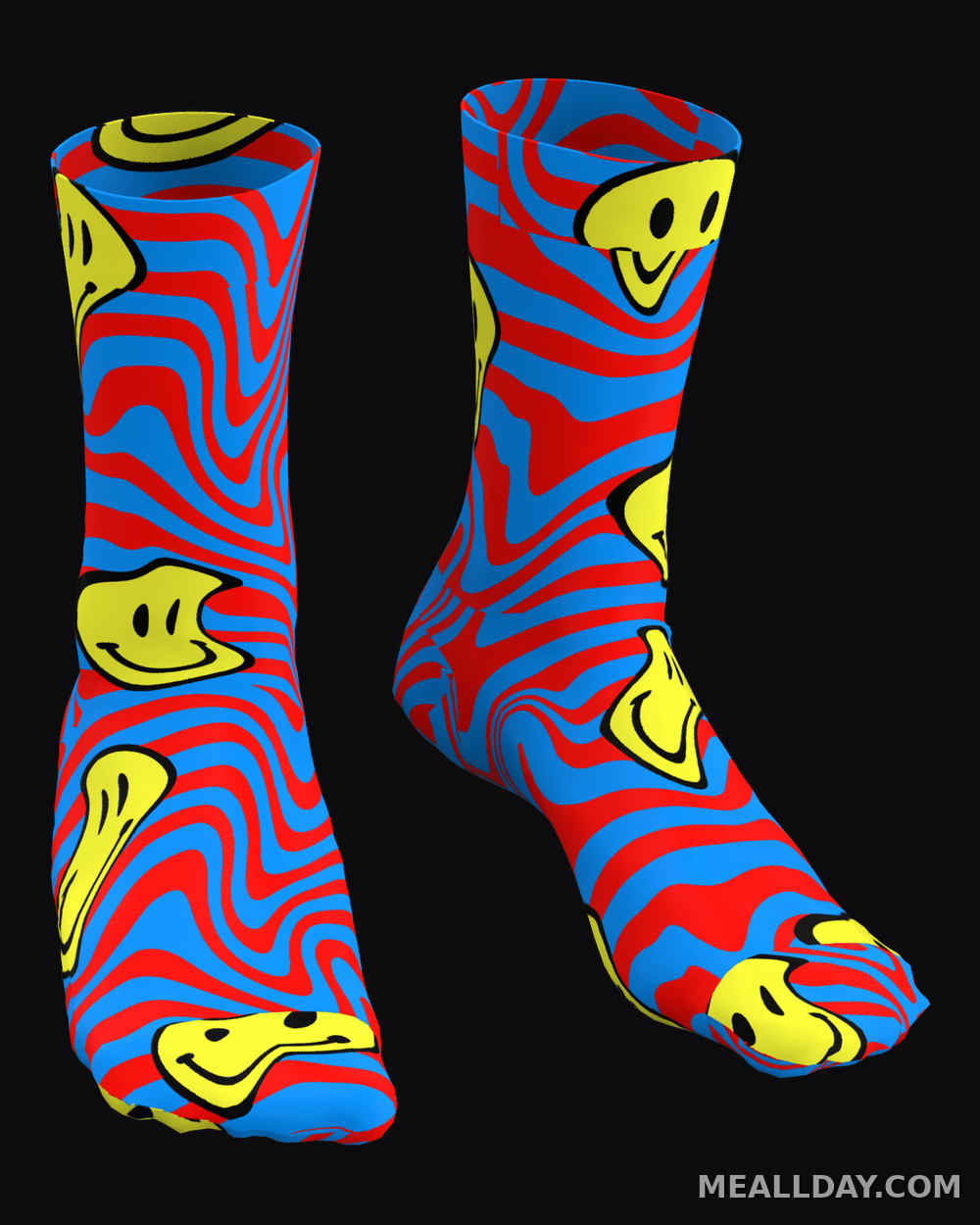 MEALLDAY Melt Socks — Riot