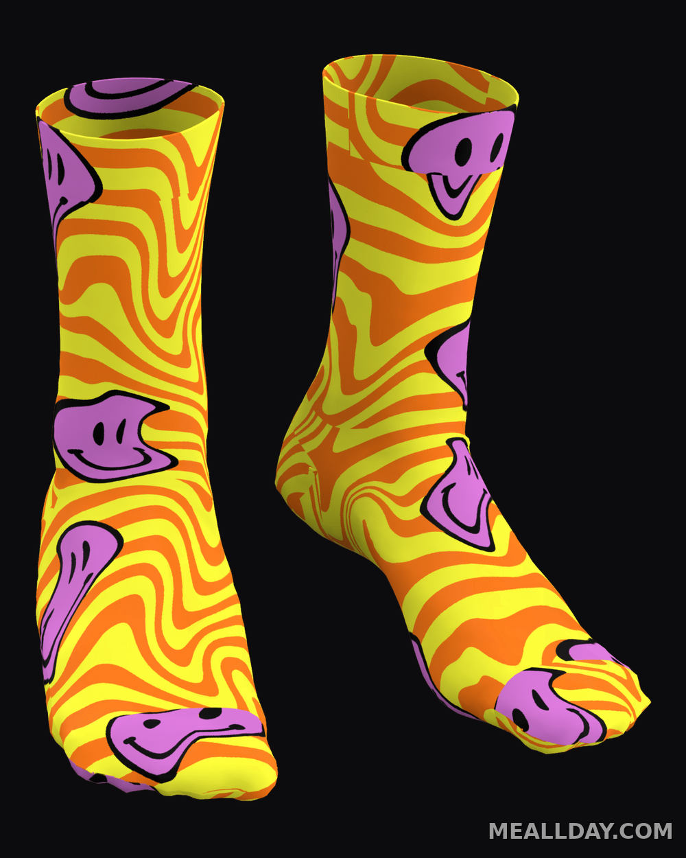 MEALLDAY Melt Socks — Sunset