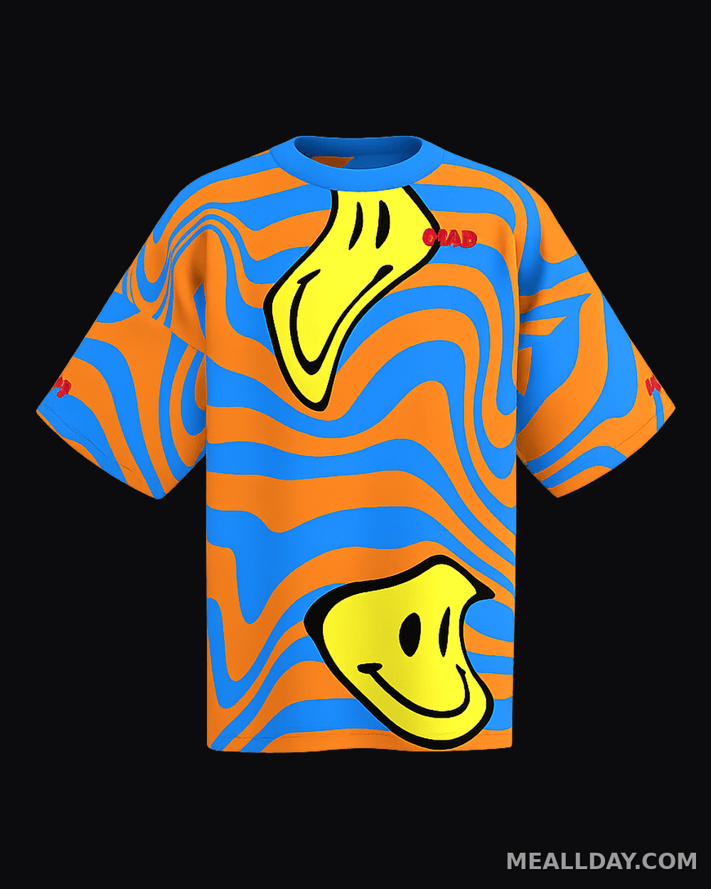 MEALLDAY Melt Tee — Blaze